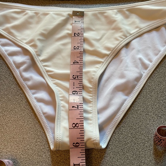 Shein White Strapless Bikini Set Size Medium - Picture 11 of 12